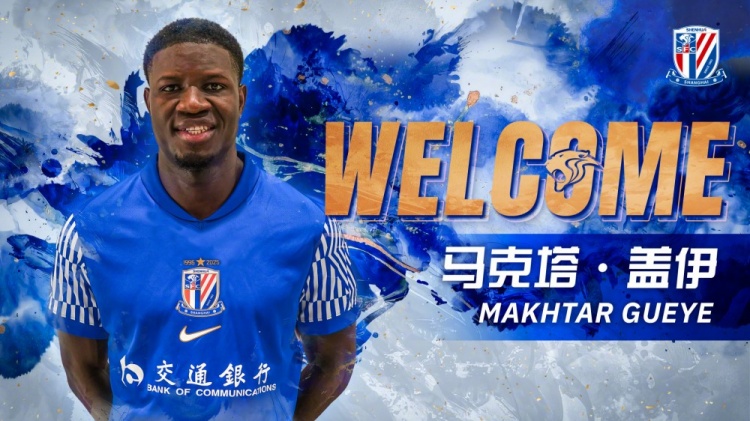 九游游戏-申花新外援盖伊身价250万欧并列中超第8，热菲尼奥450万欧居首